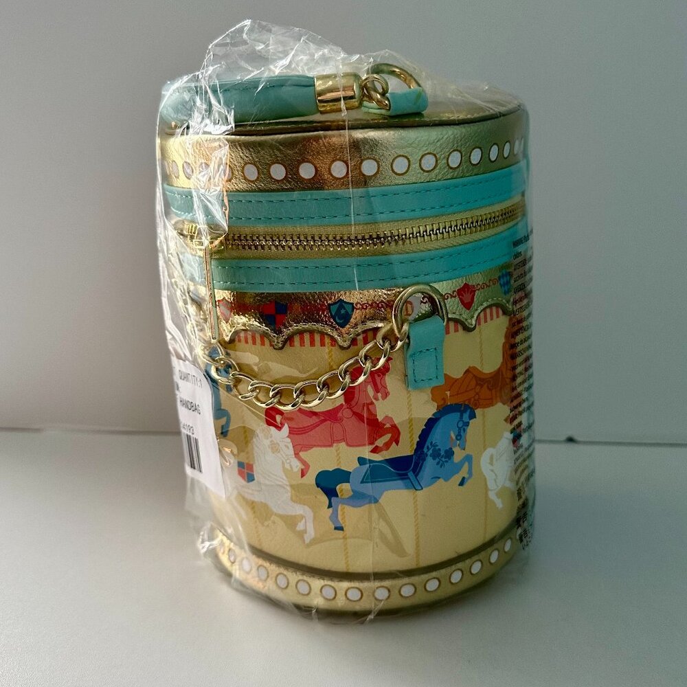Loungefly Disney D23 Expo King Arthur Carousel Crossbody Bag Exclusive